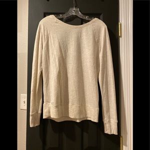 Zella Cream Longsleeve Workout Top